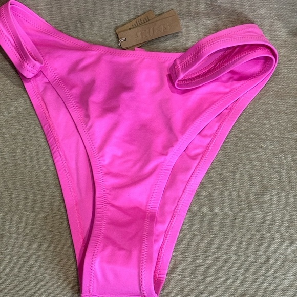 Nwt SKIMS SWIM Micro Tanga ‘Neon Pink’ Bikini Bottoms Sz 4X - Picture 4 of 8